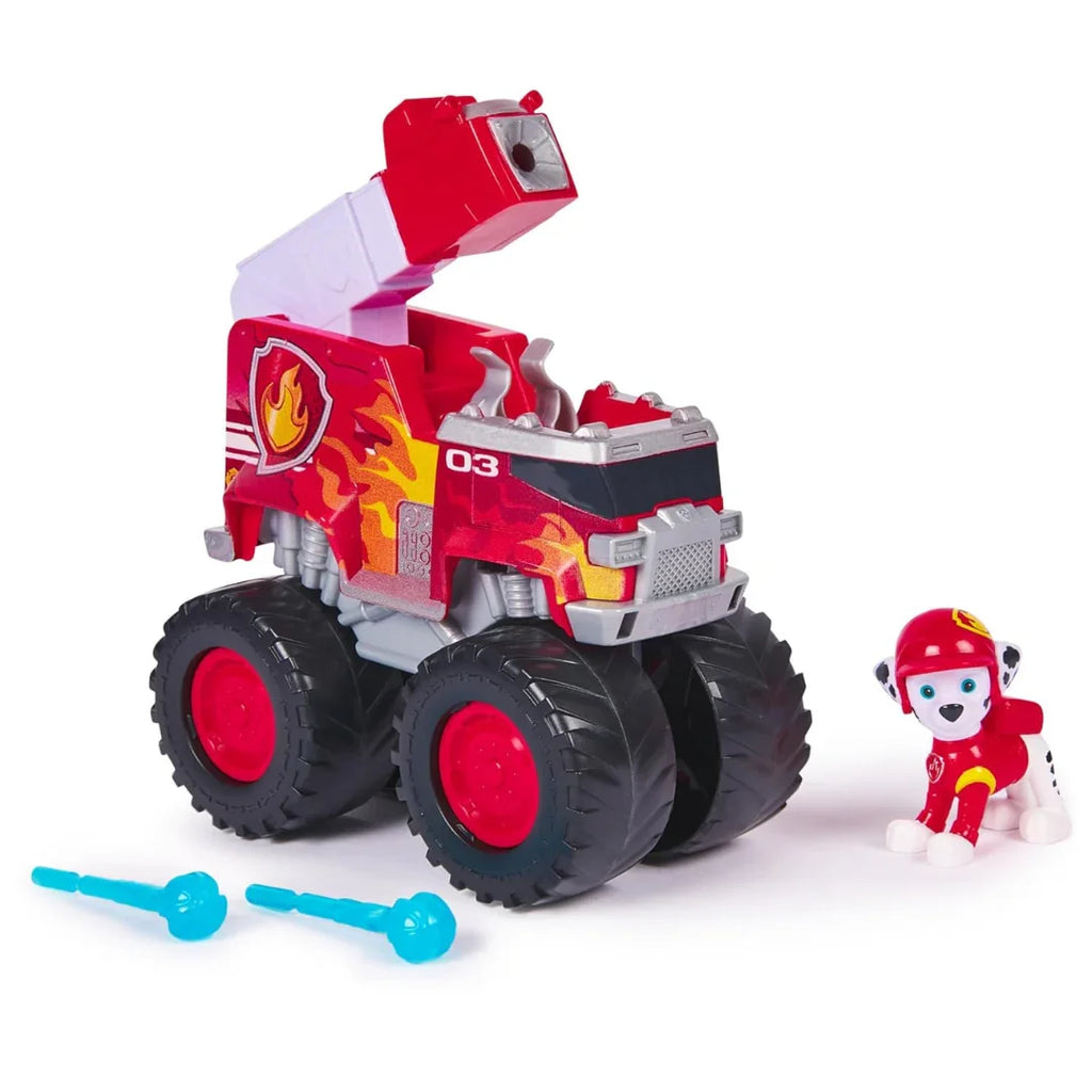 Paw Patrol Marshall Off-Road Rescue Truck – Action Vehicle with Launcher for Ages 3+ - Naivri