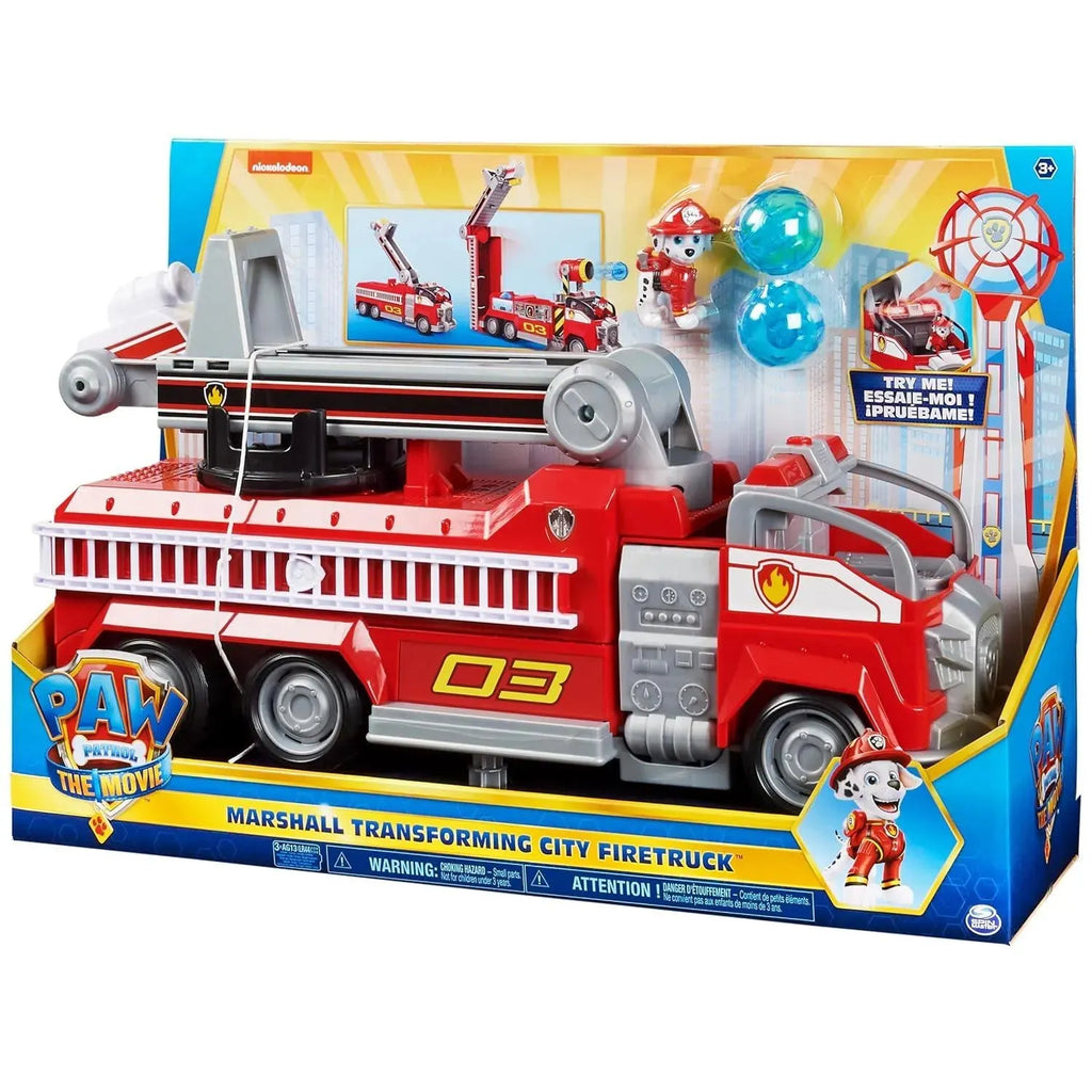 Paw Patrol Marshall Transforming City Firetruck - Naivri