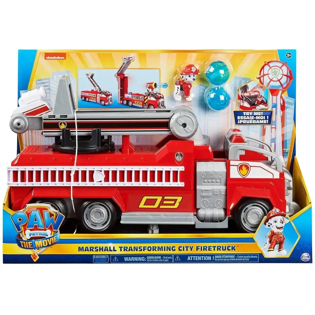 Paw Patrol Marshall Transforming City Firetruck - Naivri