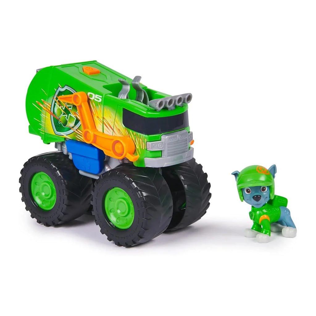 Paw Patrol Rocky Off-Road Recycle Rescue Truck – Launcher Feature for Ages 3+ - Naivri
