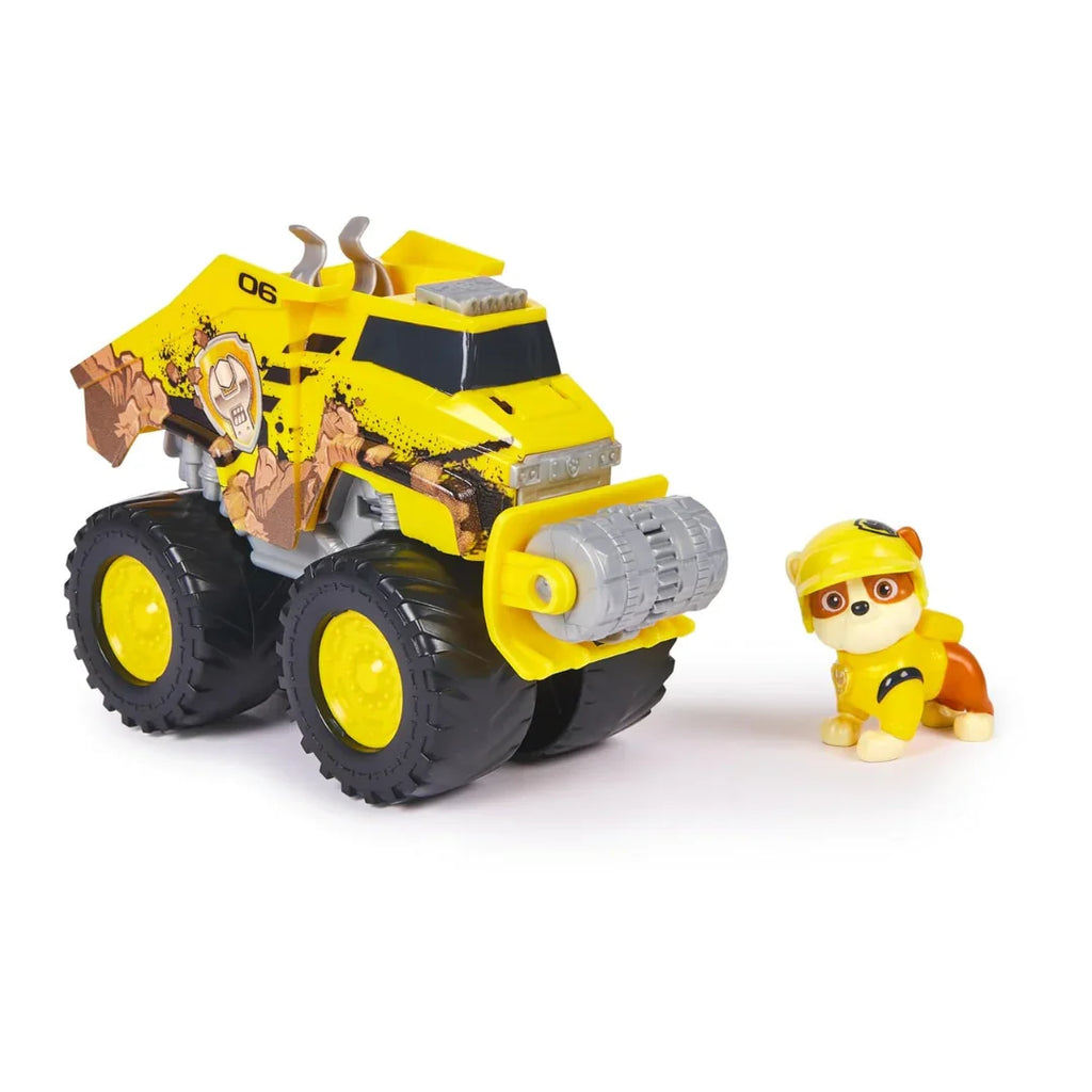Paw Patrol Rubble Off-Road Bulldozer Rescue Truck – Transforming Action Vehicle for Ages 3+ - Naivri