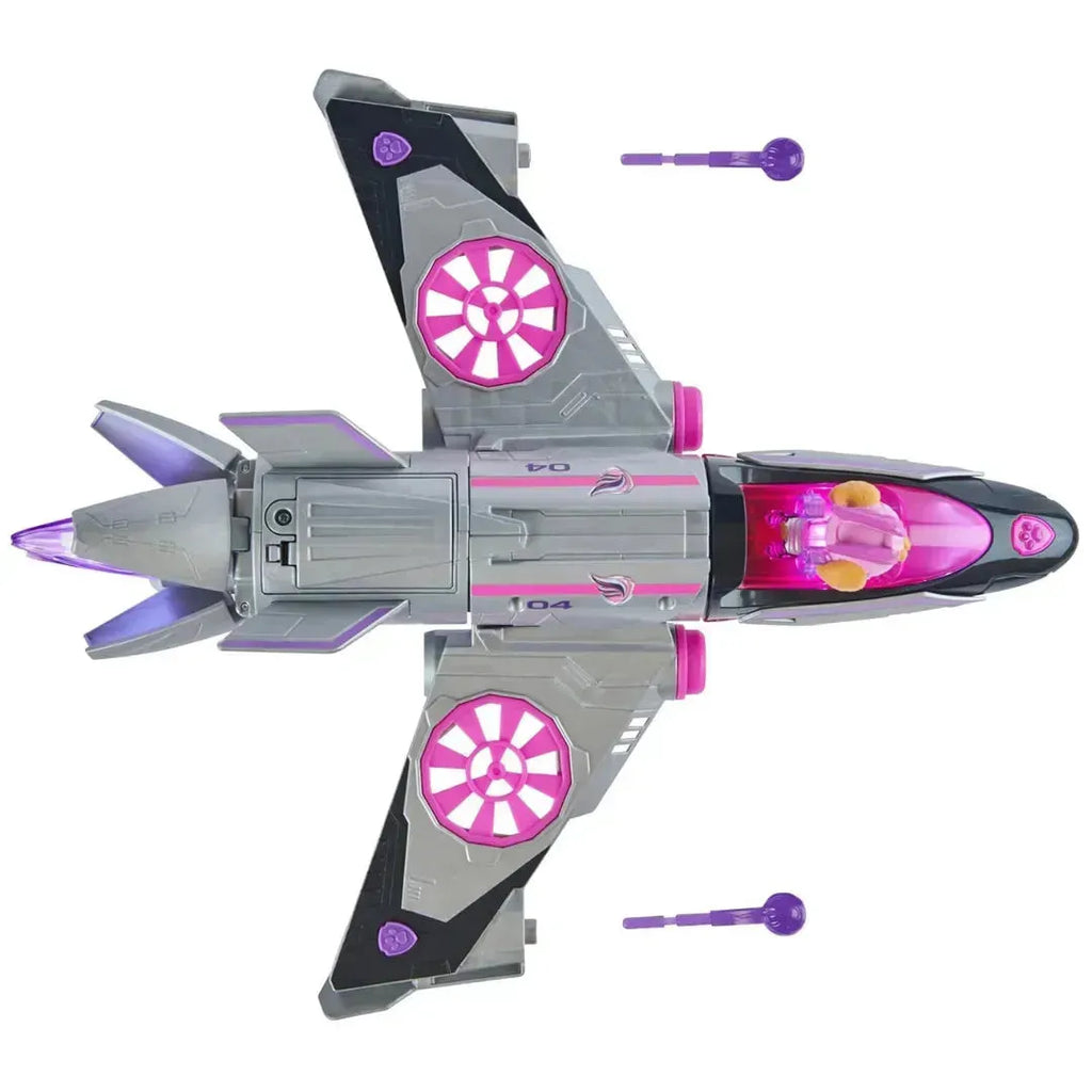 Paw Patrol Skye’s Mighty Movie Jet with Lights and Sounds – Action Toy for Kids - Naivri