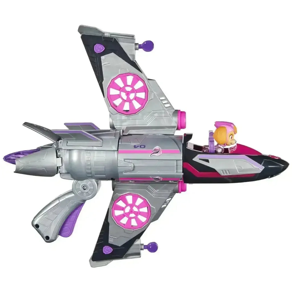 Paw Patrol Skye’s Mighty Movie Jet with Lights and Sounds – Action Toy for Kids - Naivri