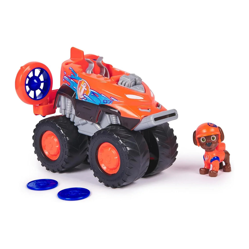 Paw Patrol Zuma Off-Road Rescue Hover Truck – Action Launcher Vehicle for Ages 3+ - Naivri