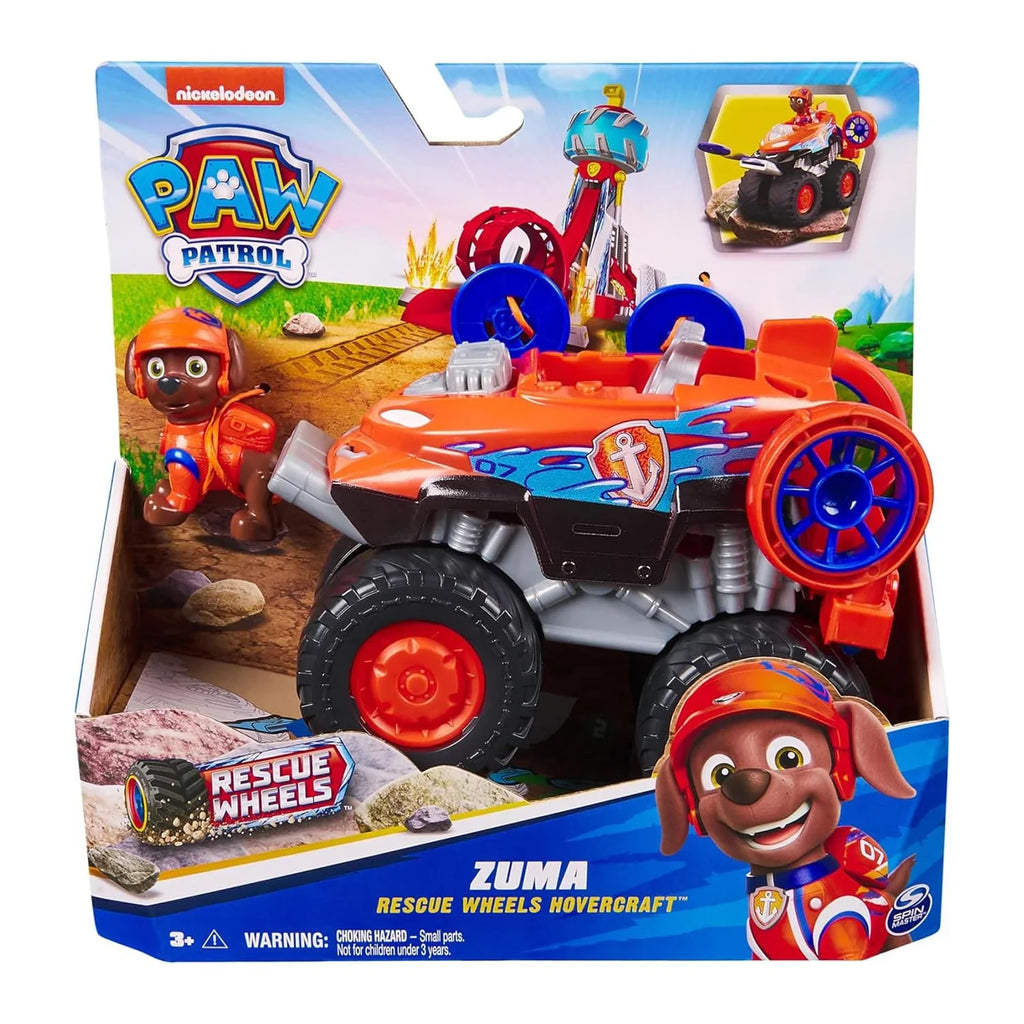 Paw Patrol Zuma Off-Road Rescue Hover Truck – Action Launcher Vehicle for Ages 3+ - Naivri