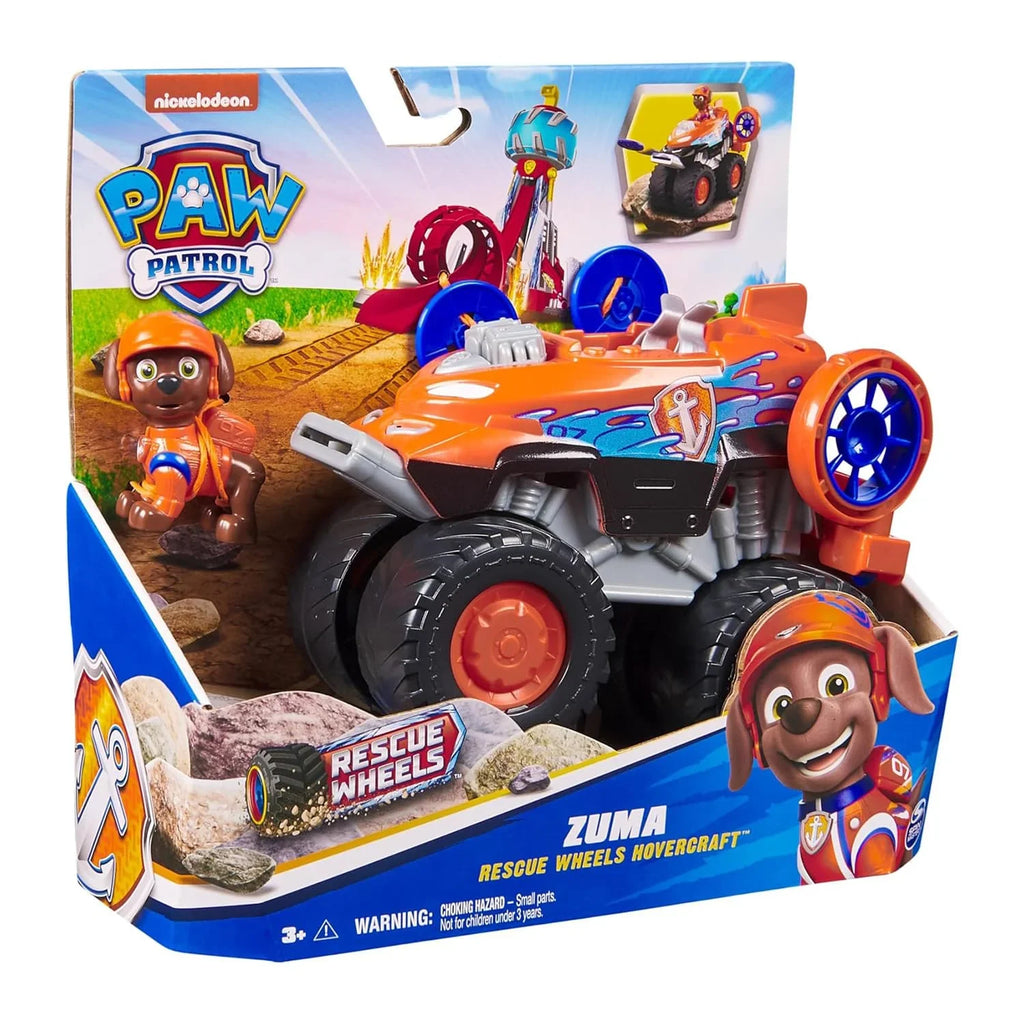 Paw Patrol Zuma Off-Road Rescue Hover Truck – Action Launcher Vehicle for Ages 3+ - Naivri