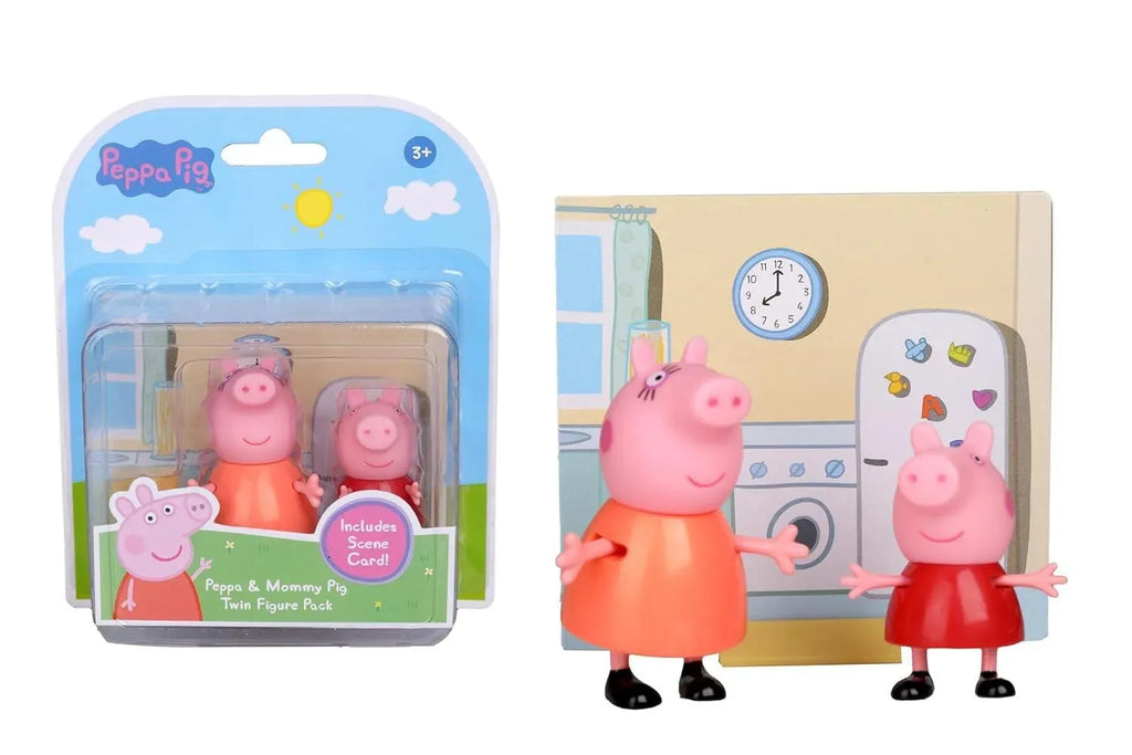 Peppa Pig & Mommy Pig Twin Figure Pack - Naivri