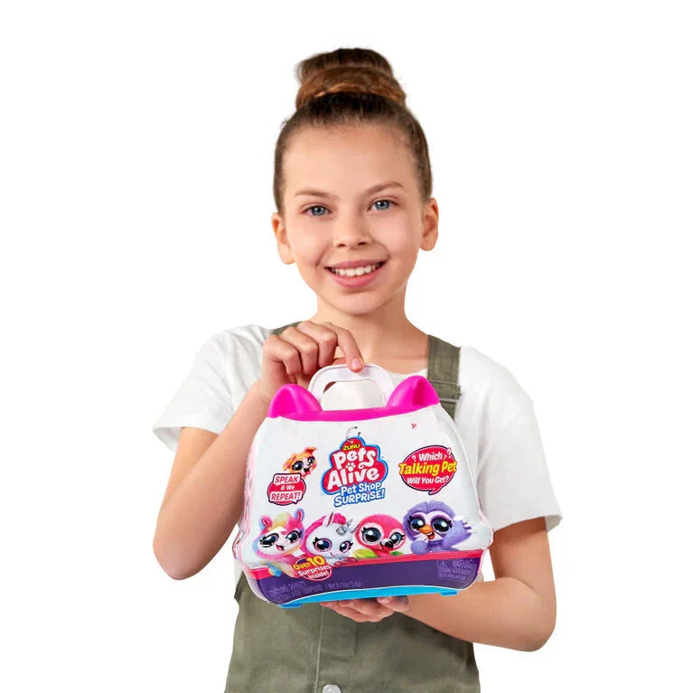 ZURU Pets Alive Surprise Adoption Pet Set – Interactive Speak & Repeat Toy (3 Years+) - Naivri