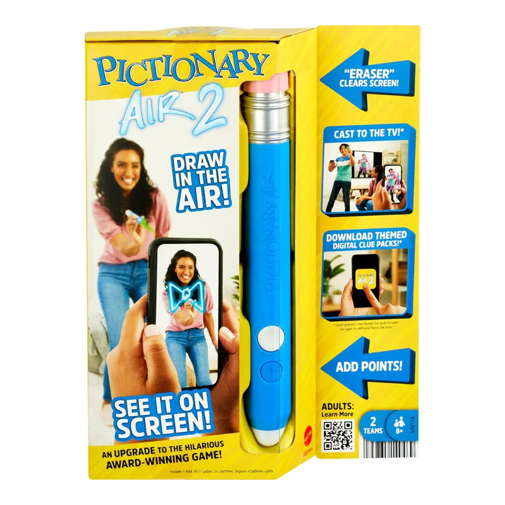 Pictionary Air 2 Game for Kids, Adults, Family and Game Night, Award-Winning Air-Drawing Family Game, Draw in The Air and See it On Screen - Naivri