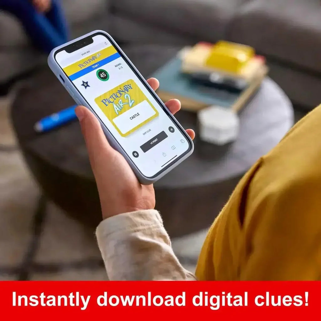 Pictionary Air 2 Game for Kids, Adults, Family and Game Night, Award-Winning Air-Drawing Family Game, Draw in The Air and See it On Screen - Naivri