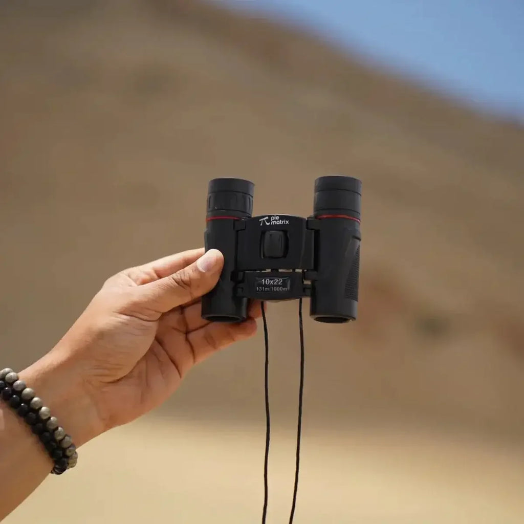 Pie Matrix Willow Sports Binocular 10x22 – Compact, Shockproof & Rainproof Adventure Optics - Naivri