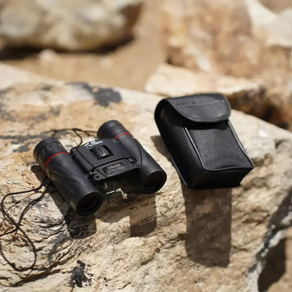 Pie Matrix Willow Sports Binocular 10x22 – Compact, Shockproof & Rainproof Adventure Optics - Naivri