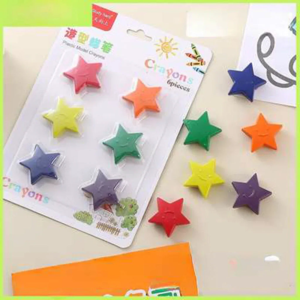 Plastic Model Crayons – Vibrant Assorted Shapes for Kids 3+ - Naivri