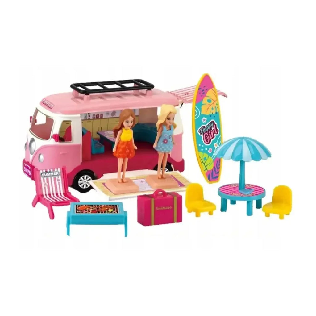 PlayJoy Doll & Bus Adventure Set – Imaginative Play for Kids 3+ - Naivri