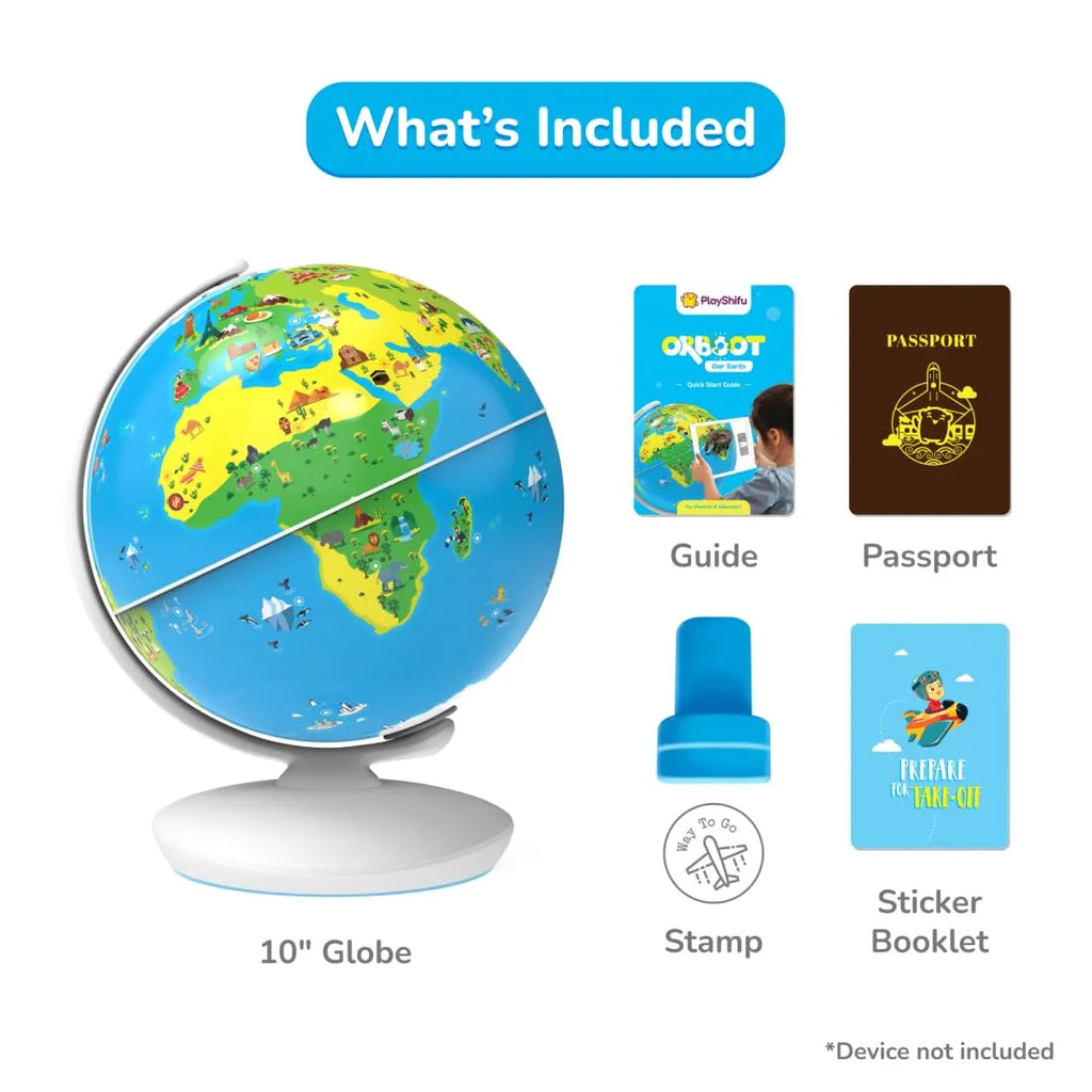 PlayShifu Orboot Earth – Augmented Reality Interactive Globe for Kids - Naivri