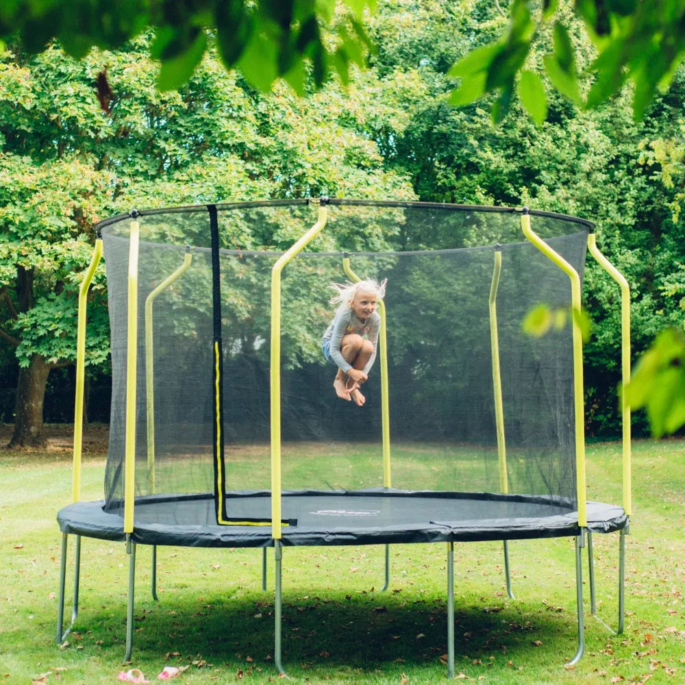 Plum® 14ft Wave Springsafe® Trampoline and Enclosure - Naivri