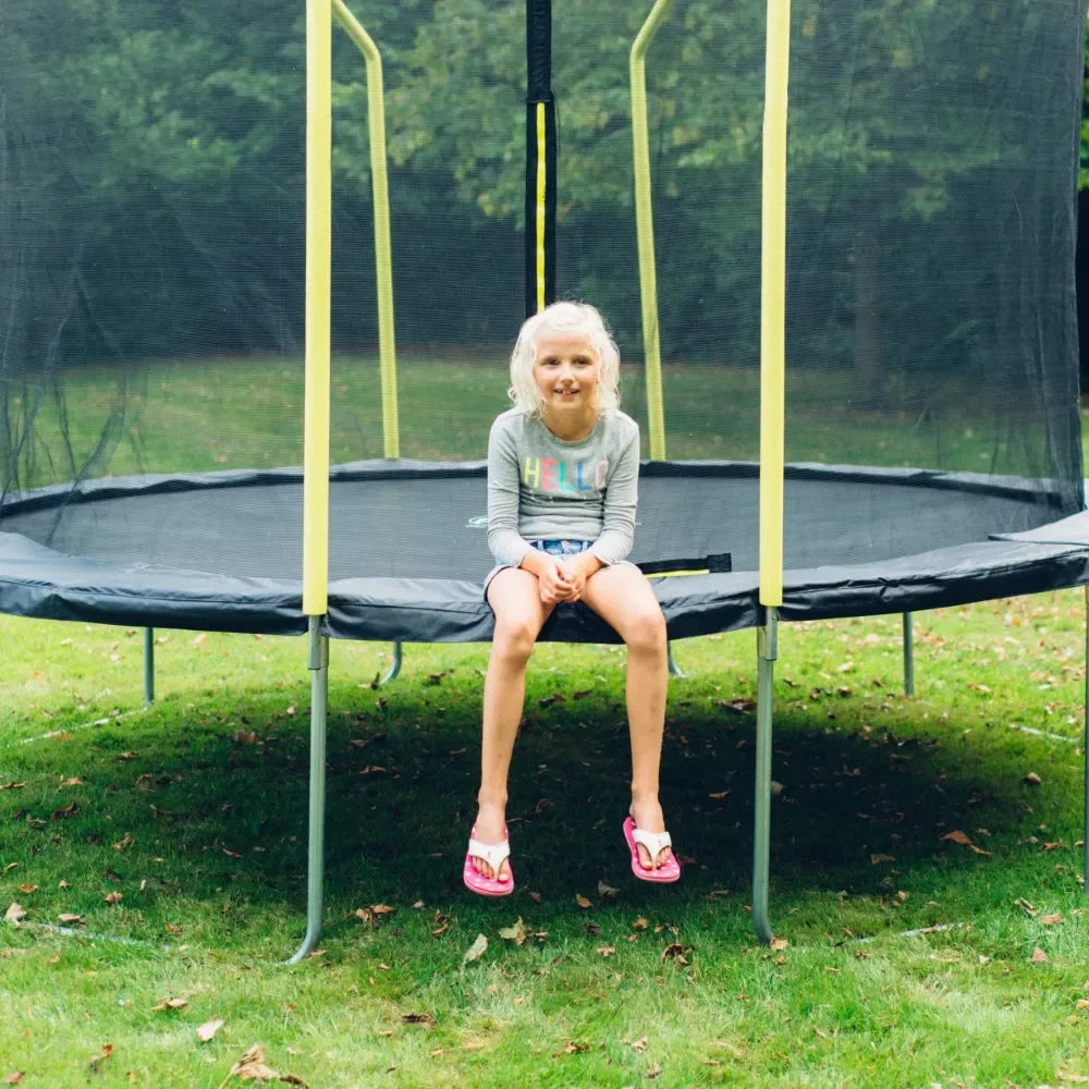 Plum® 8ft Wave Springsafe® Trampoline and Enclosure - Naivri