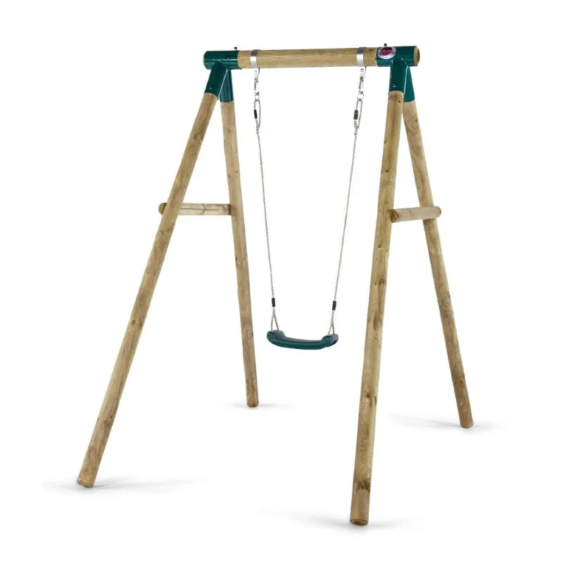 Plum® Bush Baby® Wooden Swing Set – Classic Outdoor Play for Kids | Durable & Weather-Resistant - Naivri