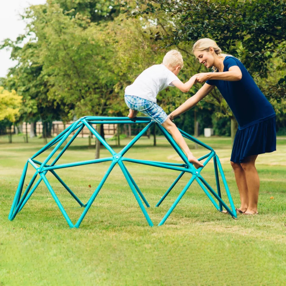 Plum® Deimos Metal Dome Climbing Frame – Geometric Outdoor Climber for Kids | Rust-Resistant Steel - Naivri