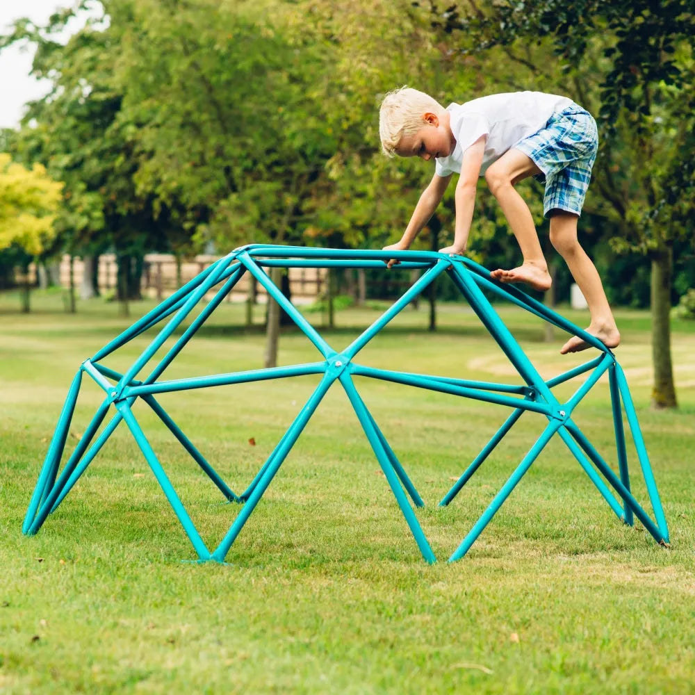 Plum® Deimos Metal Dome Climbing Frame – Geometric Outdoor Climber for Kids | Rust-Resistant Steel - Naivri