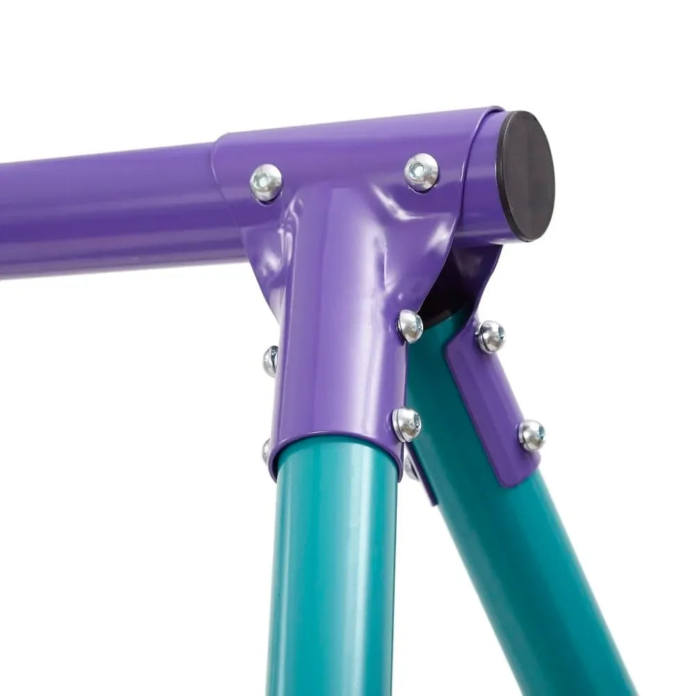 Plum® Helios® Metal Single Swing and Glider Set – Sturdy Outdoor Playground Equipment for Kids - Naivri