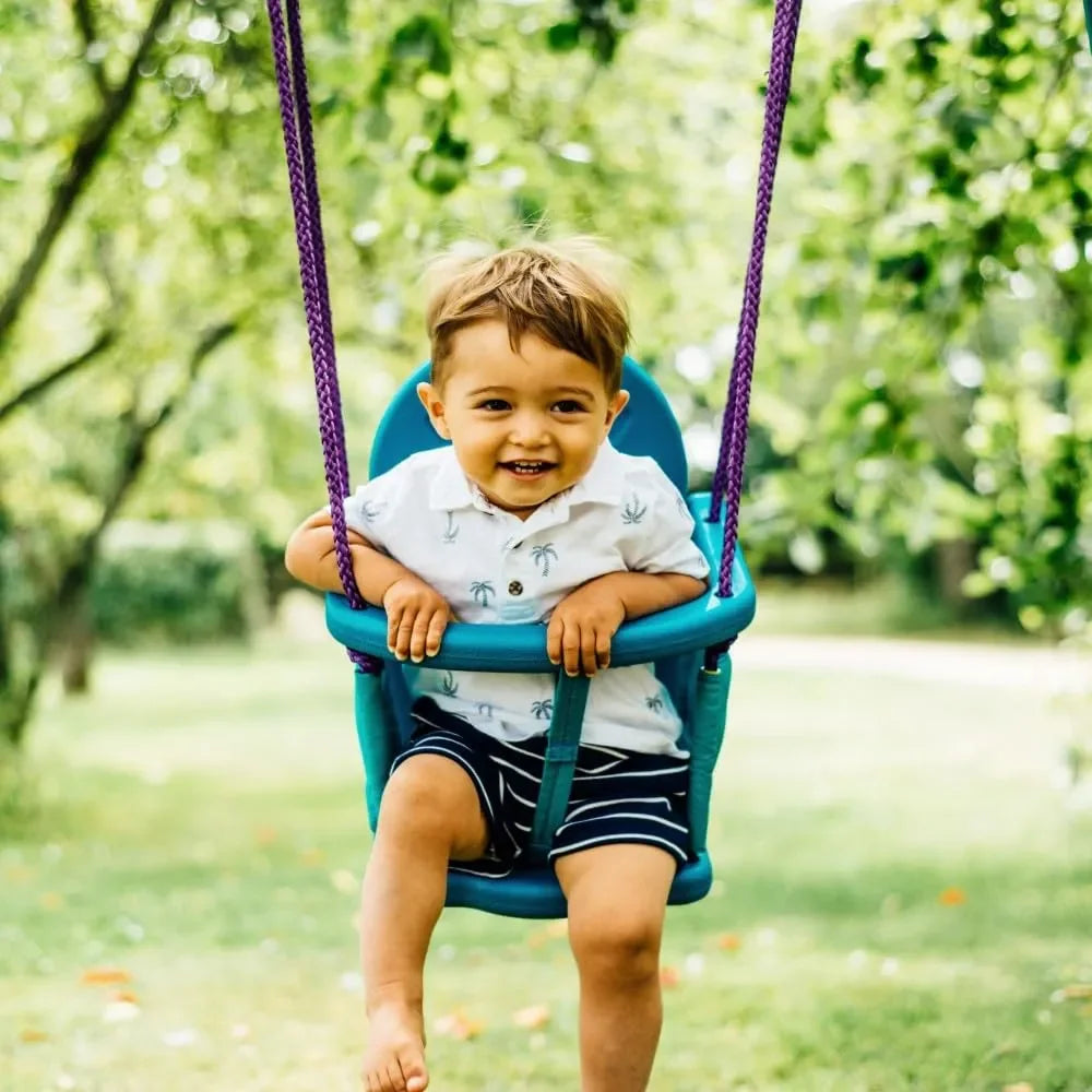Plum® Metal 2-in-1 Swing Set – Convertible Outdoor Swing for Babies, Toddlers & Kids - Naivri