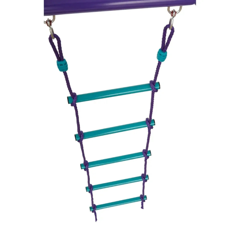 Plum® Metal Multiplay Swing Set – Multi-Activity Outdoor Play for Kids | Durable Steel Frame - Naivri
