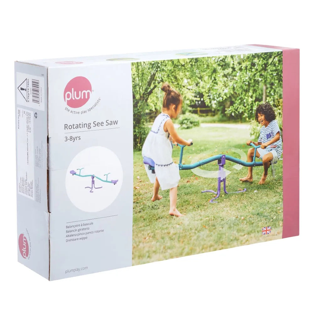 Plum® Metal Rotating See Saw | Outdoor Playground Equipment for Kids - Naivri