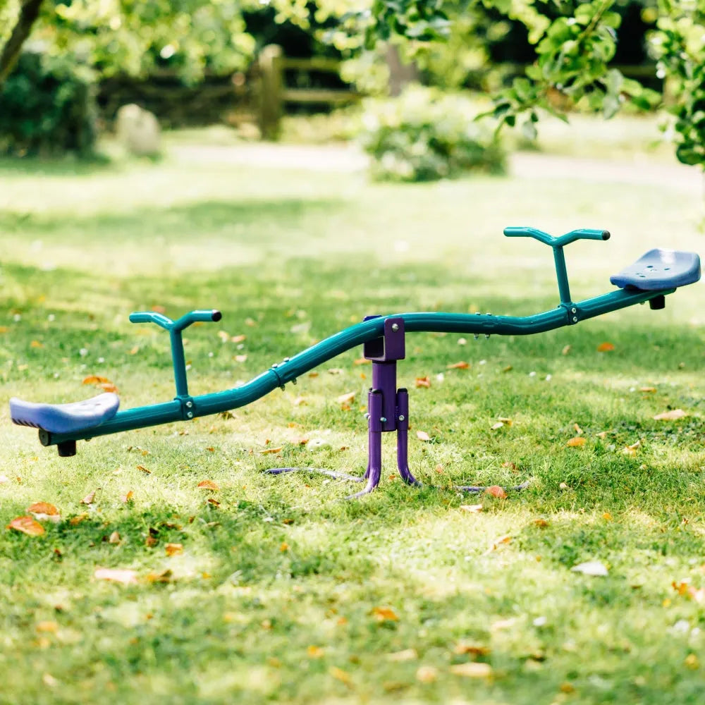 Plum® Metal Rotating See Saw | Outdoor Playground Equipment for Kids - Naivri