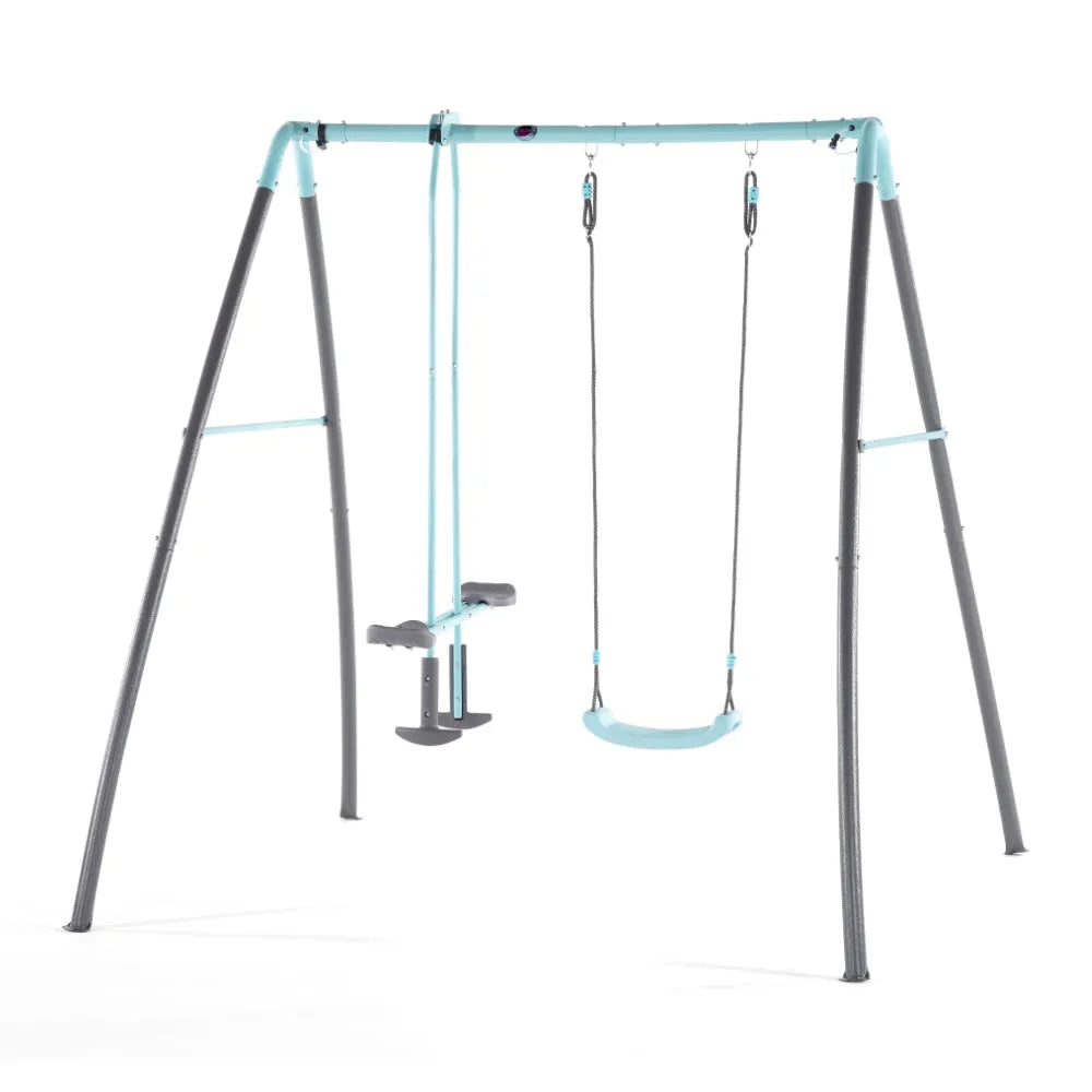 Plum® Premium Metal Single Swing and Glider with Mist - Naivri