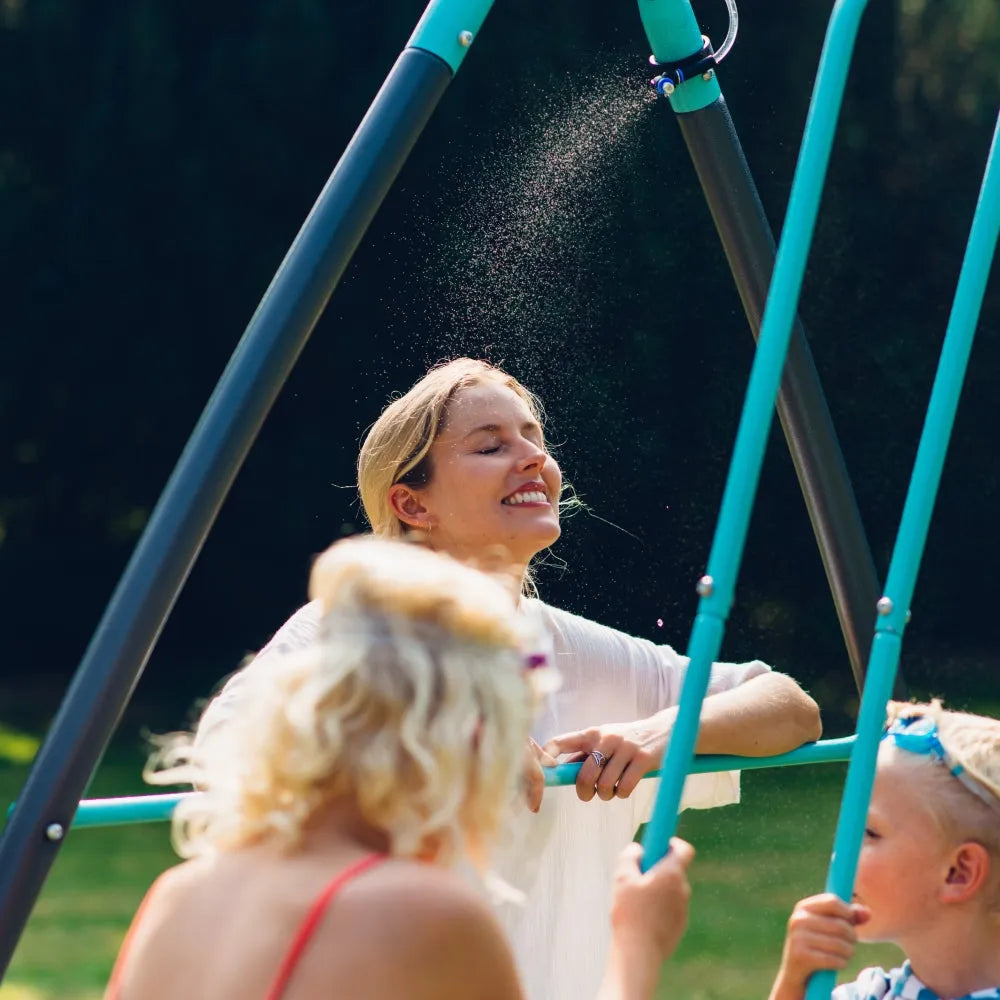 Plum® Premium Metal Single Swing and Glider with Mist - Naivri