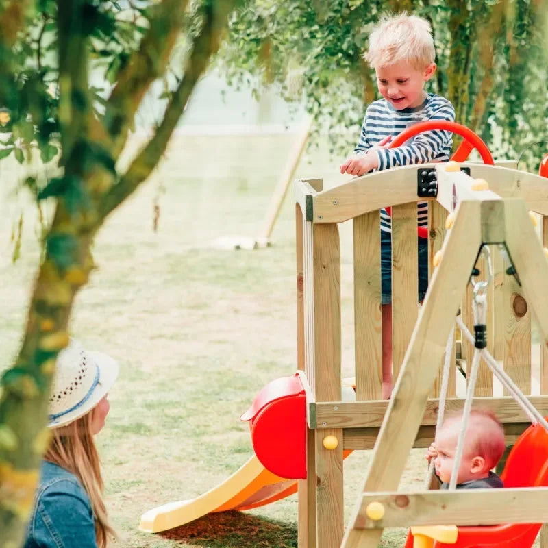 Plum® Toddlers Tower Wooden Climbing Frame - Naivri