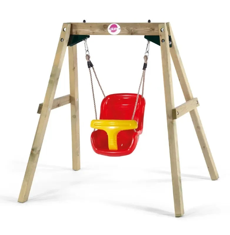 Plum® Wooden Baby Swing Set - Naivri
