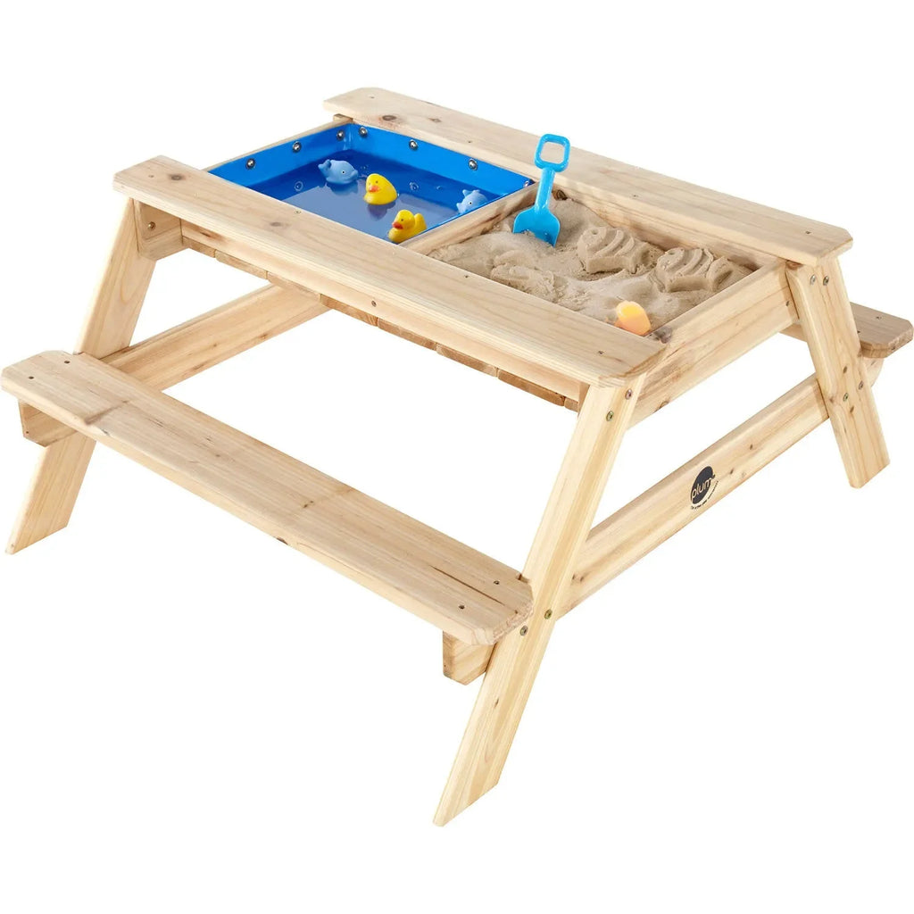 Plum Surfside Sand & Water Wooden Picnic Table - Naivri