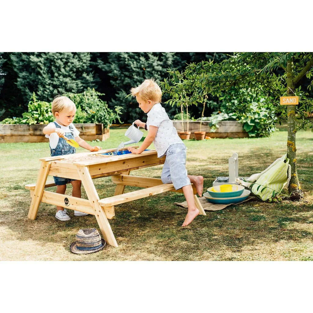 Plum Surfside Sand & Water Wooden Picnic Table - Naivri