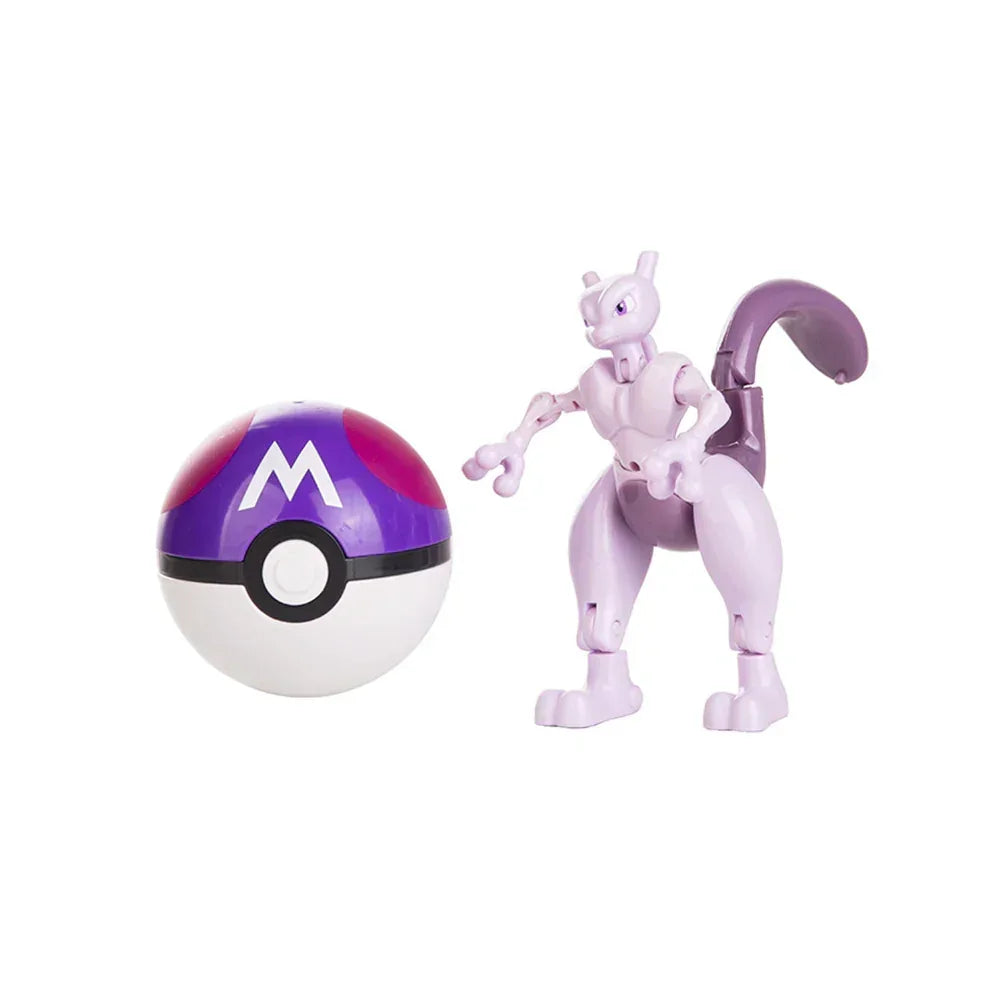 Pokemon Deformation Anime Figures Assorted | Kids Gifts | Age 3+ - Naivri