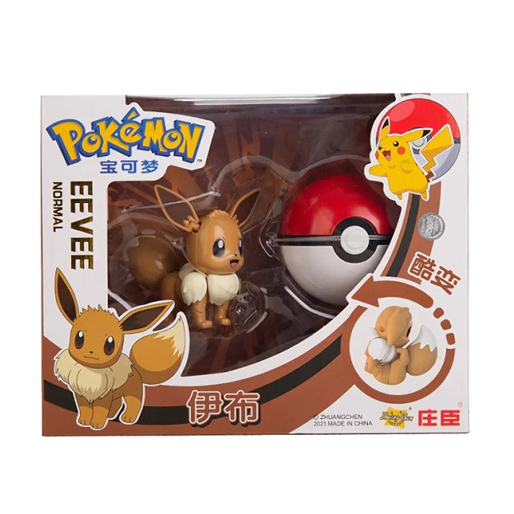 Pokemon Deformation Anime Figures Assorted | Kids Gifts | Age 3+ - Naivri