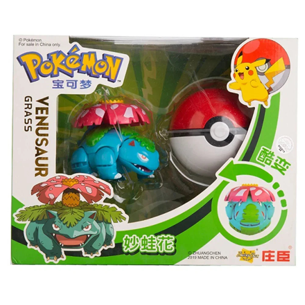 Pokemon Deformation Anime Figures Assorted | Kids Gifts | Age 3+ - Naivri