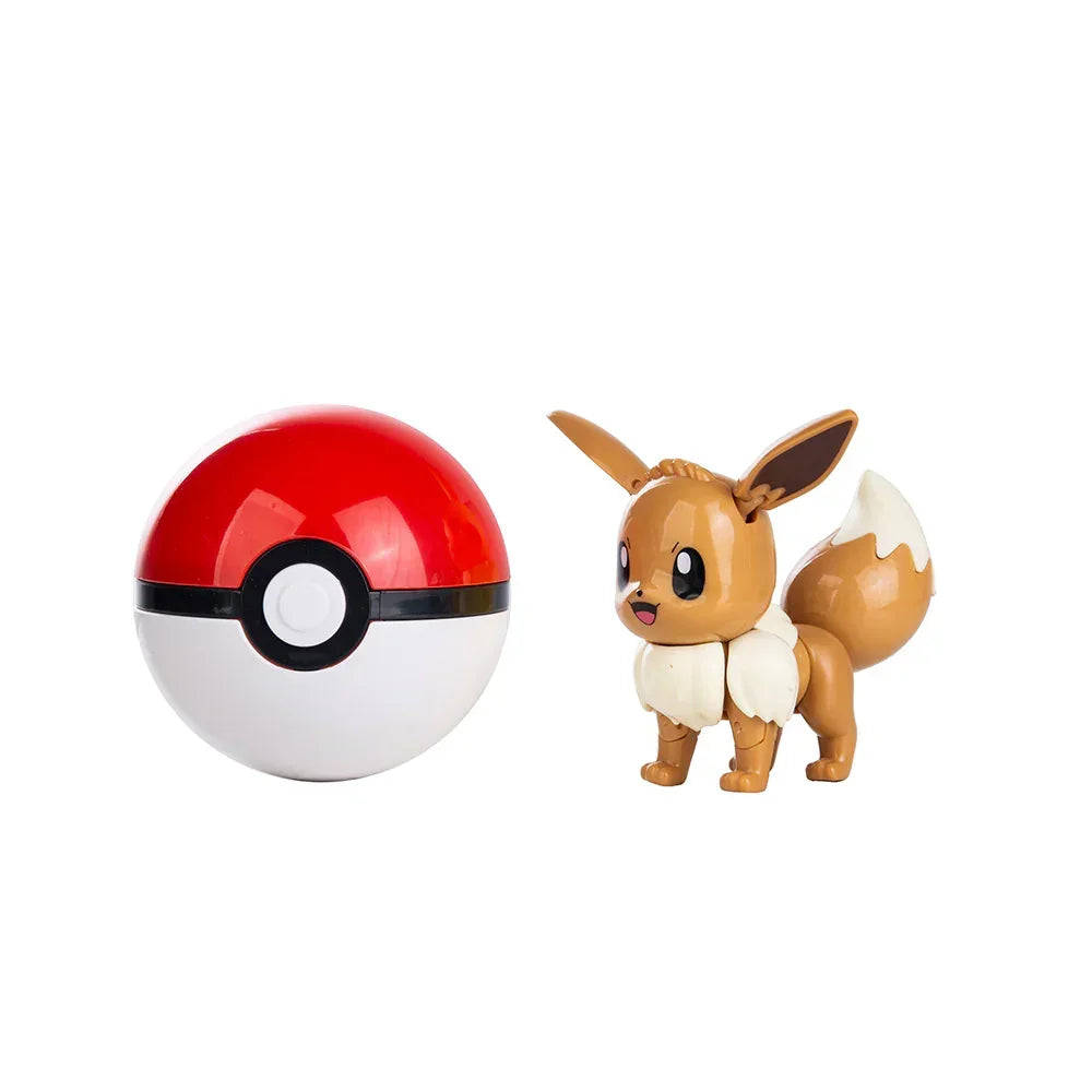 Pokemon Deformation Anime Figures Assorted | Kids Gifts | Age 3+ - Naivri