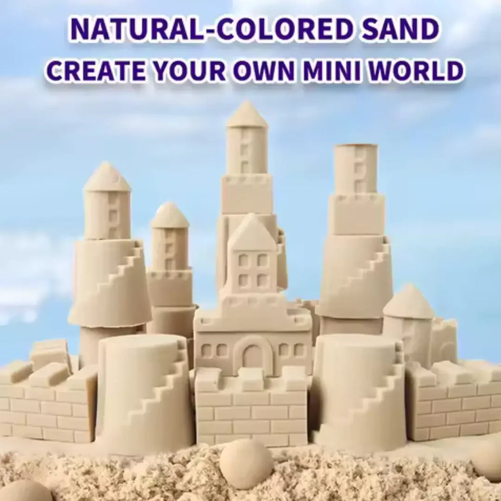 Premium Dynamic Play Sand Kit – Soft, Reusable Sensory Sand for Ages 3+ - Naivri