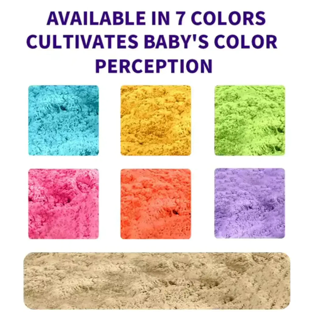 Premium Dynamic Play Sand Kit – Soft, Reusable Sensory Sand for Ages 3+ - Naivri