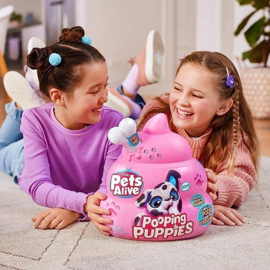 ZURU Pets Alive Interactive Pooping Puppy – Feed, Care & Play Fun (3+ Years) - Naivri