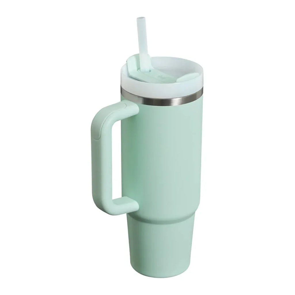 Quencher Stainless Steel FlowState Tumbler – 40 oz Double-Wall Insulated Hydration Cup (Assorted Colors) - Naivri
