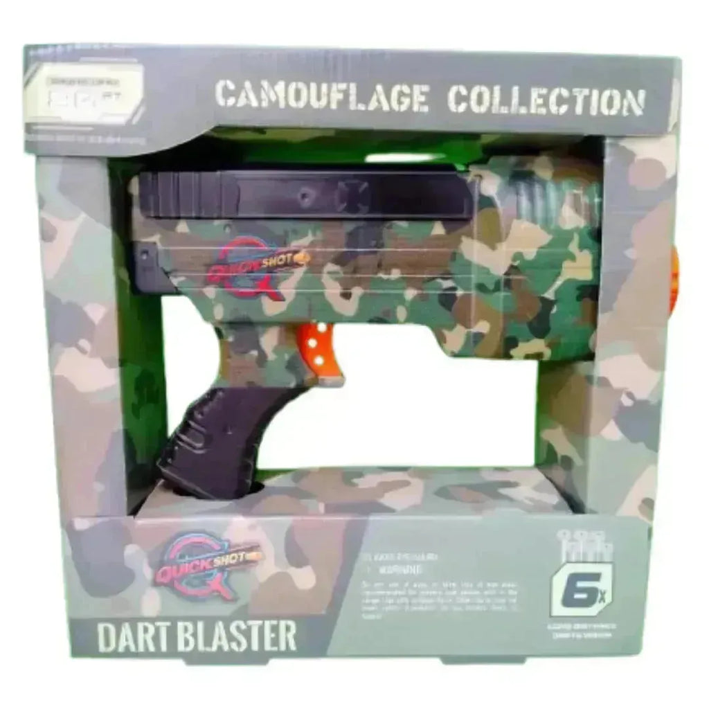 Quick Shot Dart Blaster Camouflage Collection - Naivri