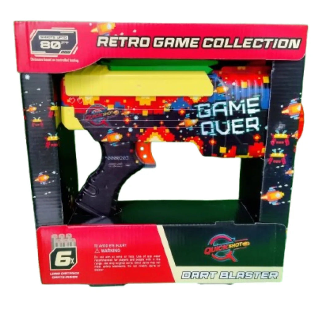 Quick Shot Dart Blaster Retro Game Collection - Naivri