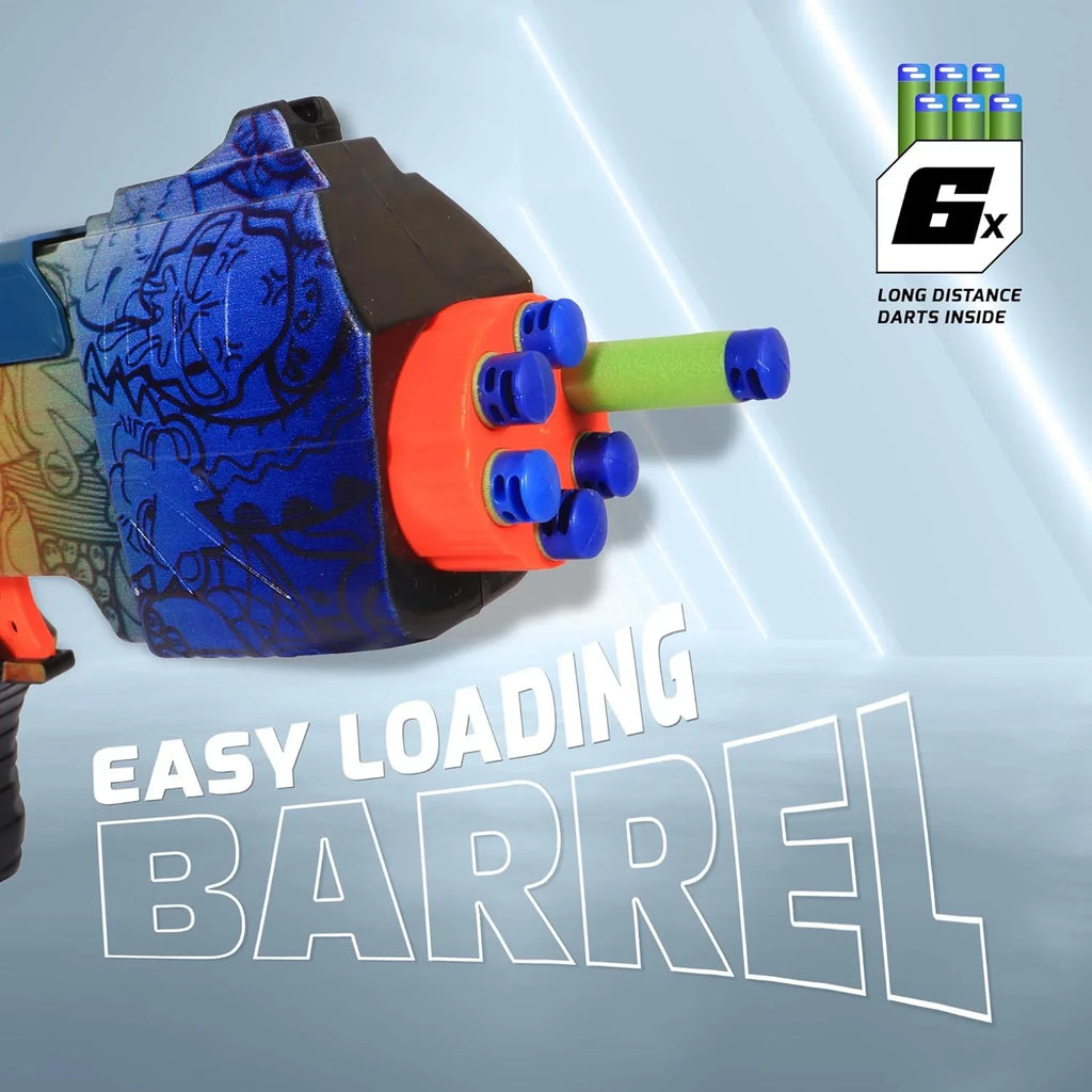 Quickshot Aqua Foam Dart Blaster – 70 Ft Range Action Toy Gun for Kids 8+ - Naivri