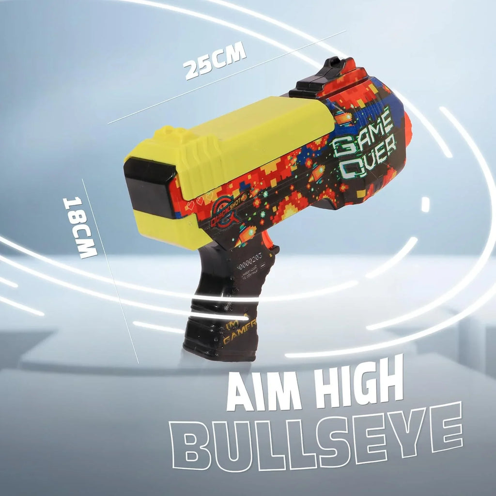 Quickshot Game Over Foam Dart Blaster – 70 Ft Range Toy Gun for Kids 8+ - Naivri