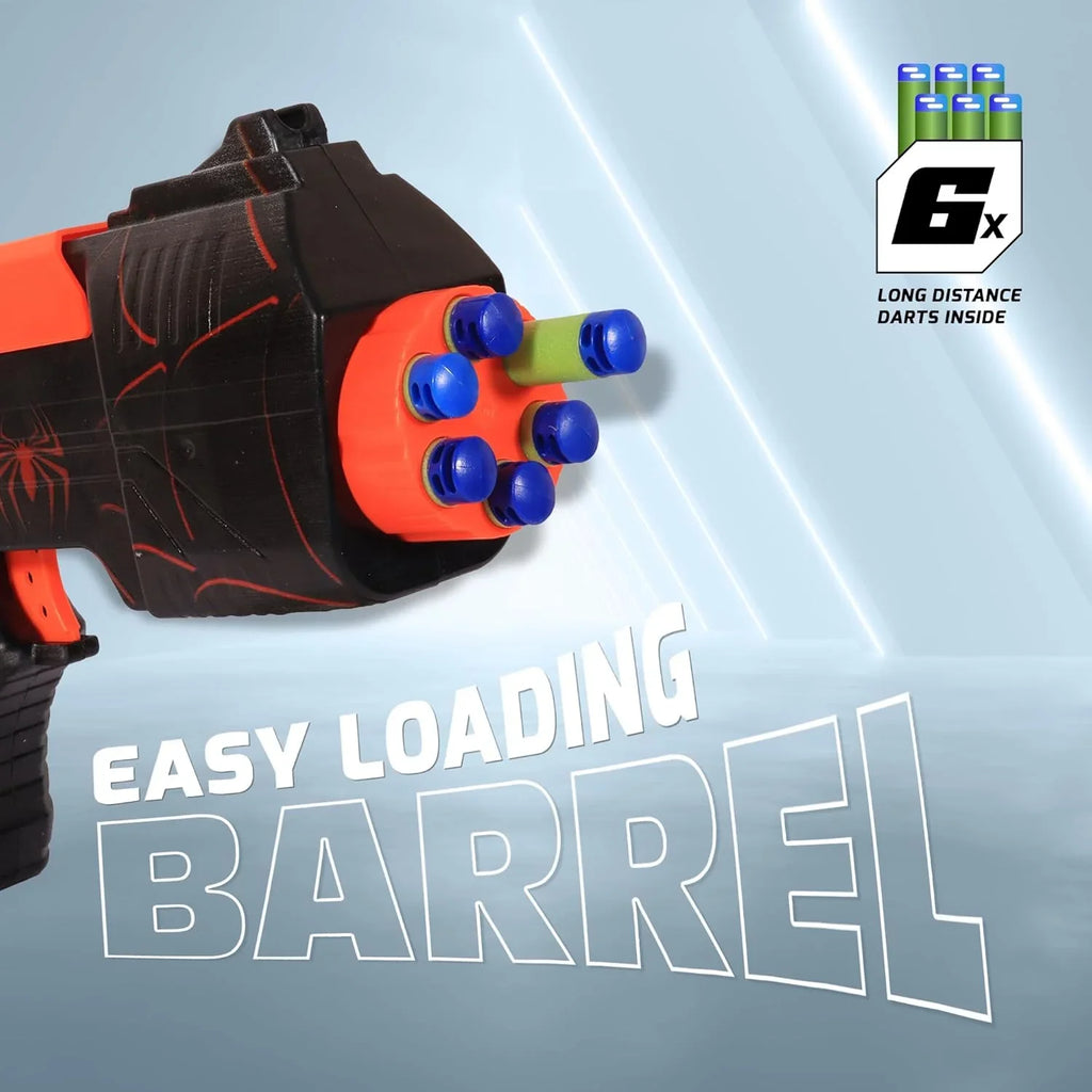 Quickshot Spidey Foam Dart Blaster – 70 Ft Power Shot Toy Gun for Kids 8+ - Naivri
