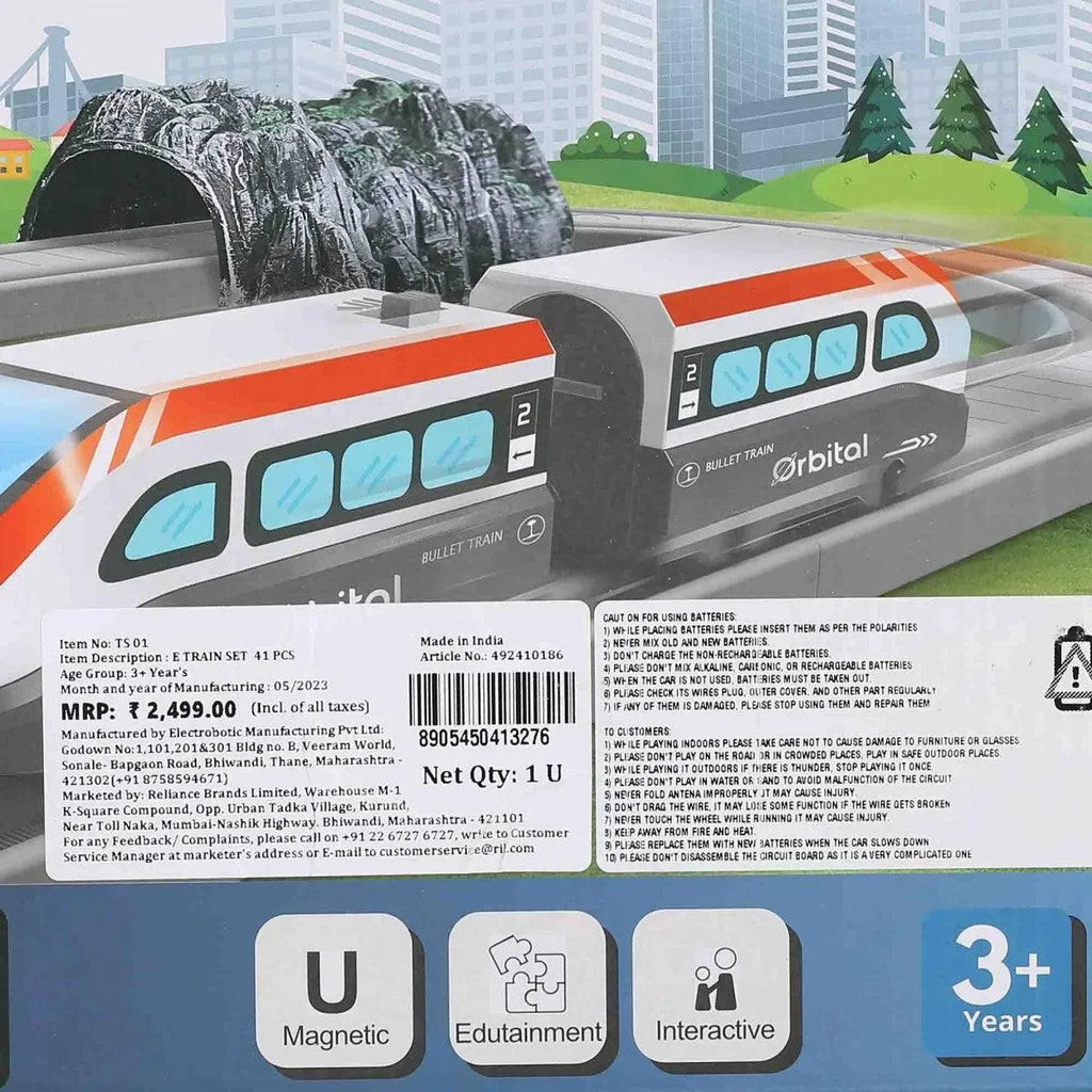 Ralleyz Bullet Train Set 41pcs - Naivri