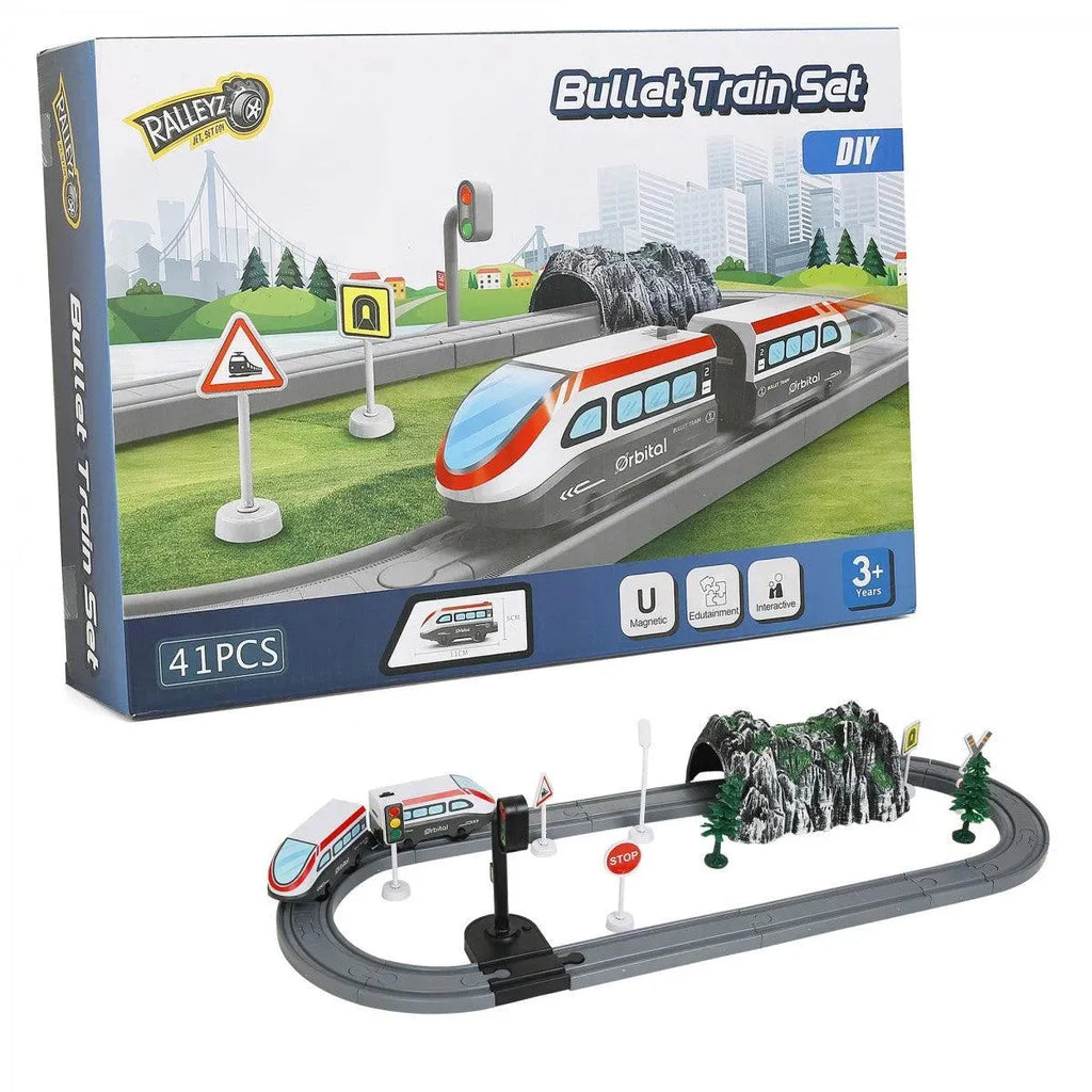 Ralleyz Bullet Train Set 41pcs - Naivri